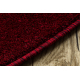 ETON PLUS Teppich Kreis Melange Rot / Schwarz
