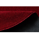 ETON PLUS Teppich Kreis Melange Rot / Schwarz