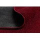 ETON PLUS Teppich Kreis Melange Rot / Schwarz
