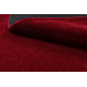 ETON PLUS Teppich Kreis Melange Rot / Schwarz