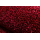 ETON PLUS Teppich Kreis Melange Rot / Schwarz