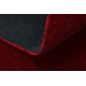 ETON PLUS Teppich Kreis Melange Rot / Schwarz