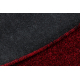 ETON PLUS Teppich Kreis Melange Rot / Schwarz