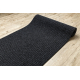 Ruitenwisser anti slip per strekkende meter CEYLON extern, intern, op een rubber - anthracytkleuring 0923