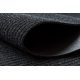 Ruitenwisser anti slip per strekkende meter CEYLON extern, intern, op een rubber - anthracytkleuring 0923
