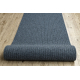 Ruitenwisser anti slip per strekkende meter CEYLON extern, intern, op een rubber - grijs 0901