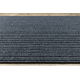 Ruitenwisser anti slip per strekkende meter CEYLON extern, intern, op een rubber - grijs 0901