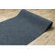 Ruitenwisser anti slip per strekkende meter CEYLON extern, intern, op een rubber - grijs 0901