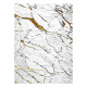 Carpet ALLURE 1963 Marble - Structural, stylish, glamour white / gold