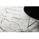 Carpet ALLURE 1963 Marble - Structural, stylish, glamour white / gold