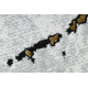 Carpet ALLURE 1963 Marble - Structural, stylish, glamour white / gold