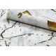 Carpet ALLURE 1963 Marble - Structural, stylish, glamour white / gold
