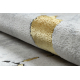 Carpet ALLURE 1963 Marble - Structural, stylish, glamour white / gold