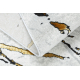 Carpet ALLURE 1963 Marble - Structural, stylish, glamour white / gold