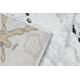 Carpet ALLURE 1963 Marble - Structural, stylish, glamour white / gold