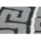 Alfombra ALLURE 1960 circulo, Chave grega, marco - Estructural, elegante, glamurosa gris