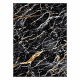 Carpet ALLURE 1963 Marble - Structural, stylish, glamour black / gold