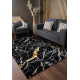 Carpet ALLURE 1963 Marble - Structural, stylish, glamour black / gold
