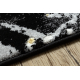 Carpet ALLURE 1963 Marble - Structural, stylish, glamour black / gold