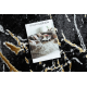 Carpet ALLURE 1963 Marble - Structural, stylish, glamour black / gold