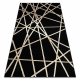 Covor ALLURE 1964 Geometric - Structural, elegant, glamour negru / aur 