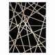 Covor ALLURE 1964 Geometric - Structural, elegant, glamour negru / aur 