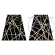 Covor ALLURE 1964 Geometric - Structural, elegant, glamour negru / aur 