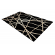 Covor ALLURE 1964 Geometric - Structural, elegant, glamour negru / aur 