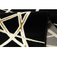 Covor ALLURE 1964 Geometric - Structural, elegant, glamour negru / aur 