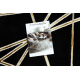 Teppe ALLURE 1964 Geometrisk – strukturell, stilig, glamour svart / gull