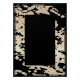 Alfombra ALLURE 1965 Marco - Estructural, elegante, glamurosa negro / oro 