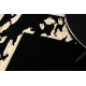 Alfombra ALLURE 1965 Marco - Estructural, elegante, glamurosa negro / oro 