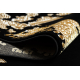 Alfombra ALLURE 1965 Marco - Estructural, elegante, glamurosa negro / oro 