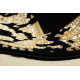 Alfombra ALLURE 1965 Marco - Estructural, elegante, glamurosa negro / oro 