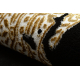 Alfombra ALLURE 1965 Marco - Estructural, elegante, glamurosa negro / oro 