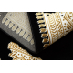 Alfombra ALLURE 1965 Marco - Estructural, elegante, glamurosa negro / oro 