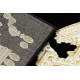 Alfombra ALLURE 1965 Marco - Estructural, elegante, glamurosa negro / oro 