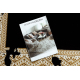 Tappeto ALLURE 1965 Cornice - Strutturale, elegante, glamour nero / oro 