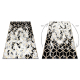 Covor ALLURE 1966 Cub 3D - Structural, elegant, glamour negru / aur 