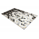 Carpet ALLURE 1966 Cube 3D - Structural, stylish, glamour black / gold