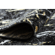Covor, traversa ALLURE 1963 Marmură - Structural, elegant, glamour negru / aur 