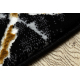 Carpet ALLURE 1963 circle Marble - Structural, stylish, glamour black / gold