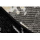 Carpet ALLURE 1963 circle Marble - Structural, stylish, glamour black / gold