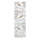Carpet, runner ALLURE 1963 Marble - Structural, stylish, glamour white / gold