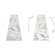 Carpet, runner ALLURE 1963 Marble - Structural, stylish, glamour white / gold