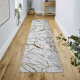 Carpet, runner ALLURE 1963 Marble - Structural, stylish, glamour white / gold