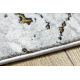 Vaip, jooksumatt ALLURE 1963 Marmor – struktuurne, stiilne, glamuurne valge / kuld
