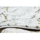 Carpet, runner ALLURE 1963 Marble - Structural, stylish, glamour white / gold