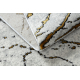 Carpet, runner ALLURE 1963 Marble - Structural, stylish, glamour white / gold