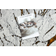 Tappeto, passatoia ALLURE 1963 Marmo - Strutturale, elegante, glamour bianca / oro 